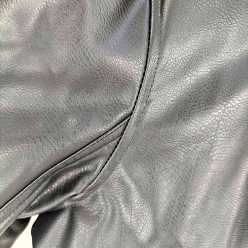 ザラ ZARA ダブルライダース レザージャケット メンズ import:XL